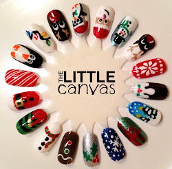nail christmas wheel designs xmas nails canvas polish gel holiday navidad gold manicure easy december para themes wheels different santa