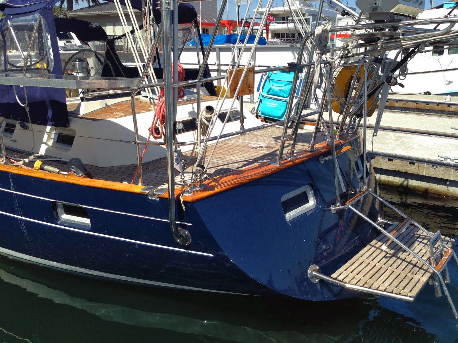 Norseman 447 CC center cockpit sailboat for sale Sail the world, in