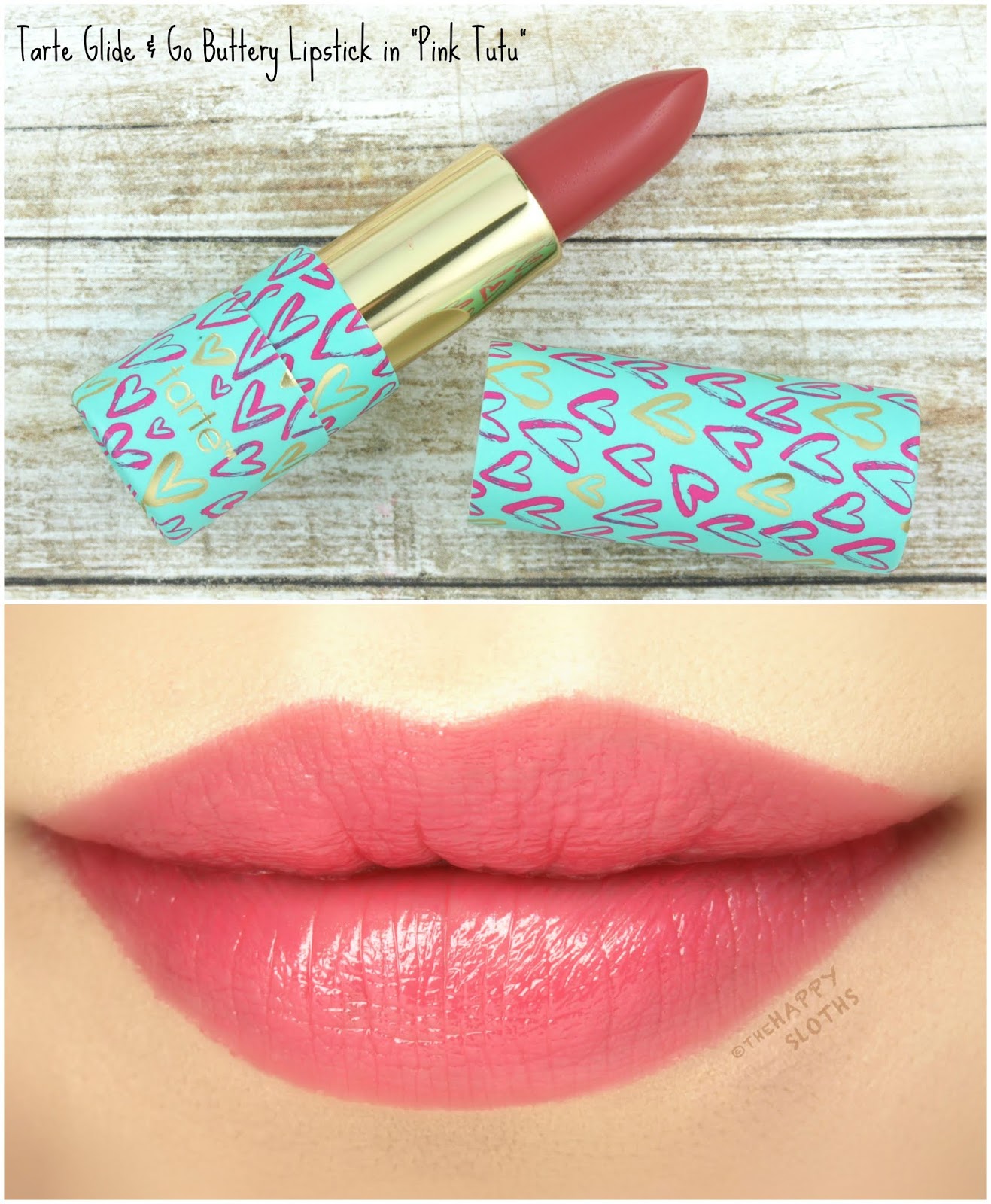 Tarte | Double Duty Beauty Glide & Go Buttery Lipstick in "Pink Tutu": Review and Swatches