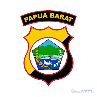 Polda Papua Barat Logo vector (.cdr)