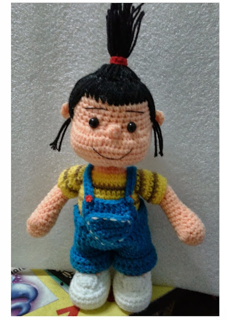 Crochet Agnes Doll amigurumi Despicable Me Movie Girl doll cute gift pattern idea amazing