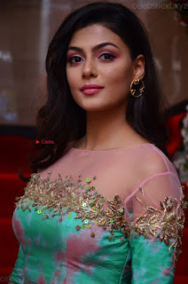 Anisha Ambrose sizzles in cute Green Anarkali Dress at Fashion TV F Club Saloon Launch ~  Exclusive 017