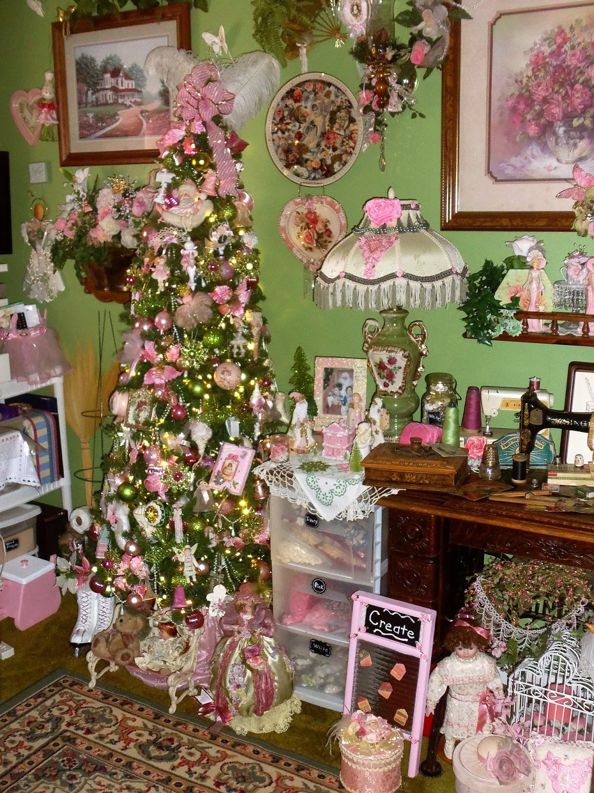 A DEBBIEDABBLE CHRISTMAS Craft Room Christmas Decorations, Christmas