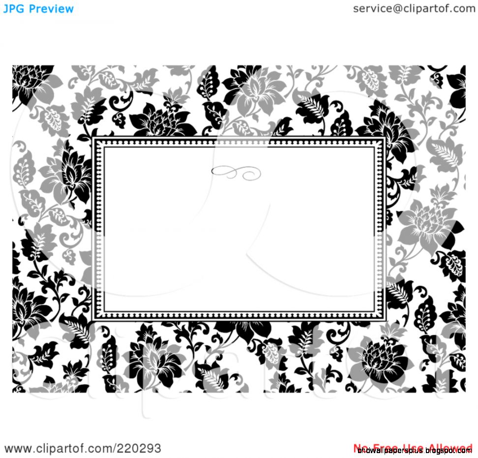 Black And White Wallpaper Border  Wallpapers HD Desktop