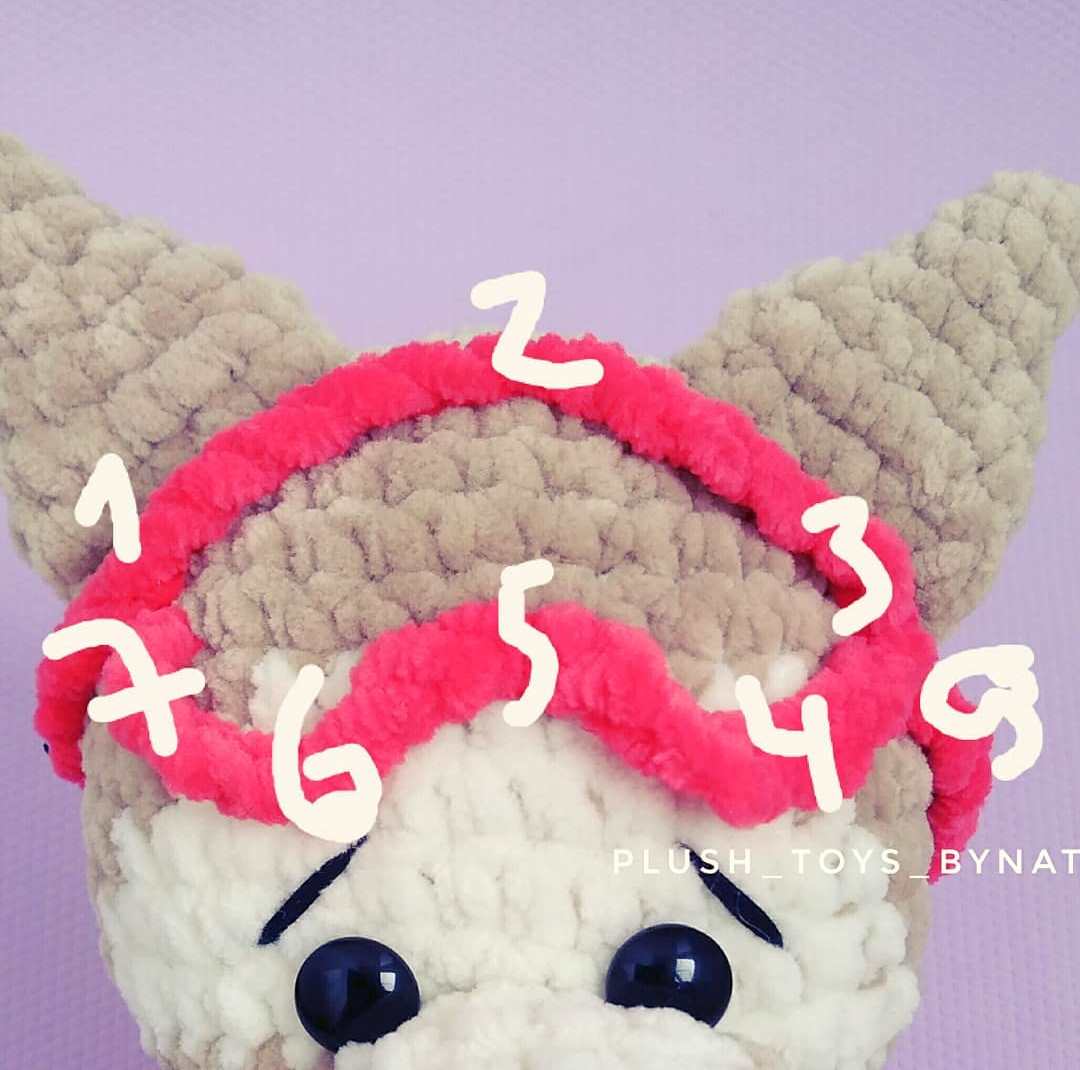 Вязаный волк амигуруми