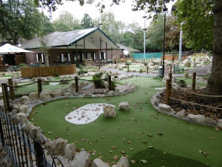 Photo of the Putt In The Park Mini Golf course at Battersea Park in London