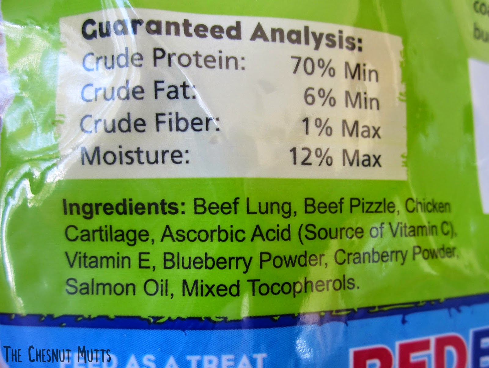 Ingredients: Beef Lung, Beef Pizzle, Chicken Cartilage, Ascorbic Acid....