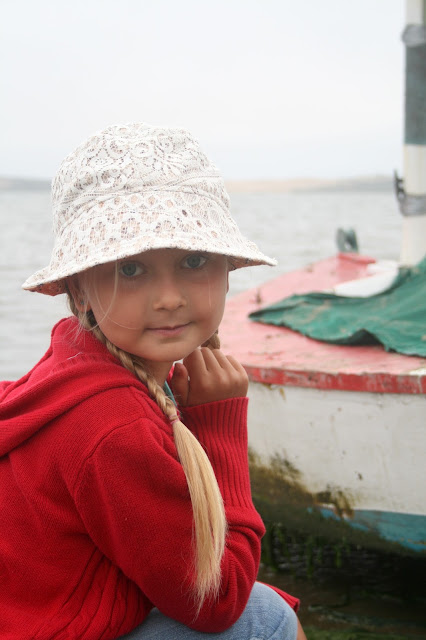 Girls Miss Vacay Reversible Sunhat