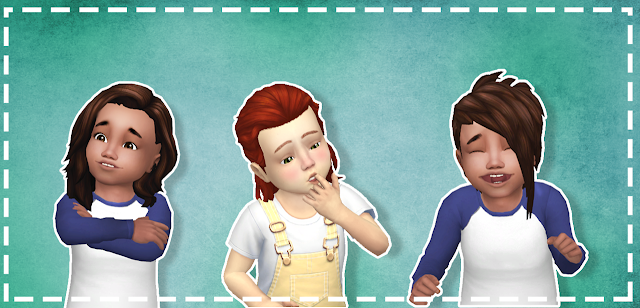 Sims 4 CC's - The Best: Toddler Hair Conversions by GiannisK13