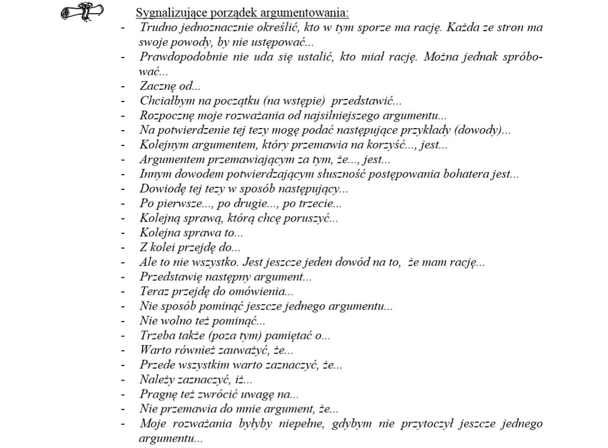 Rozprawka Czy Warto Podejmować Walkę Mimo świadomości Przegranej Iliada lekturkidomaturki.blogspot.com: * ZWROTY PRZDATNE W ROZPRAWCE
