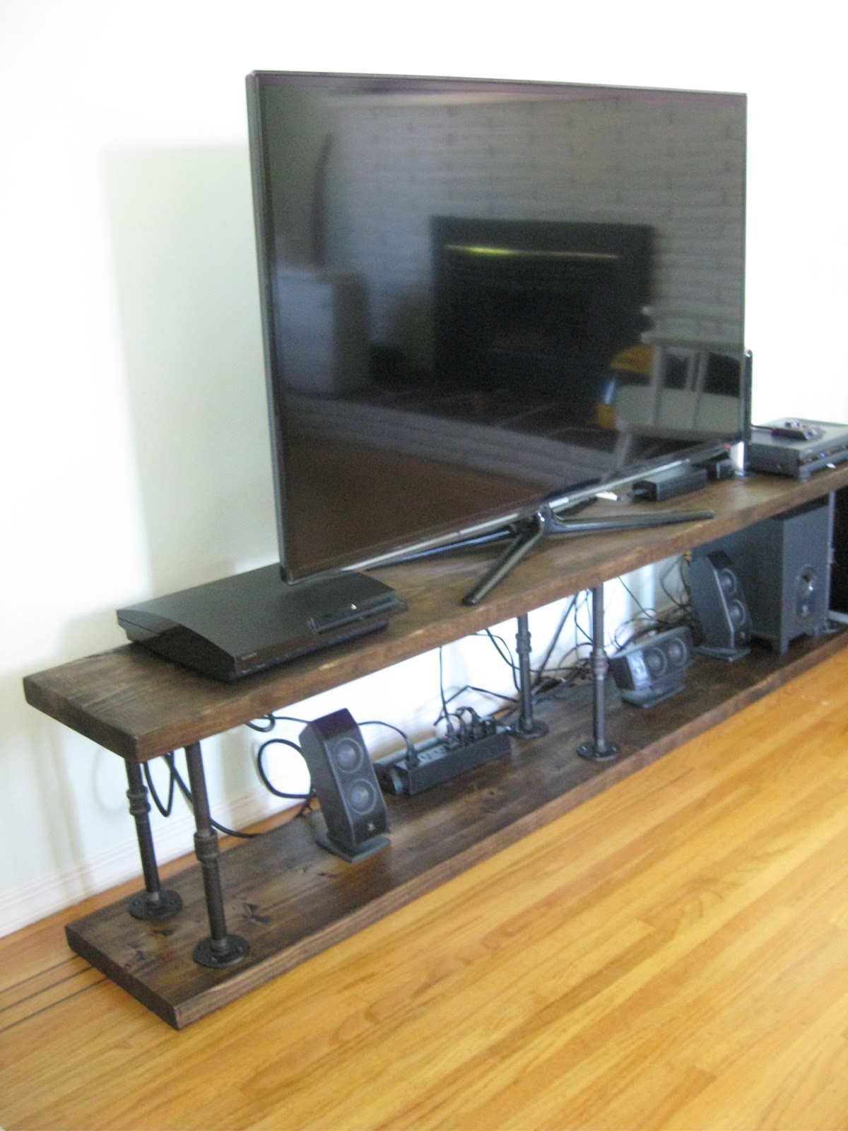 Life Designed DIY Industrial TV Console