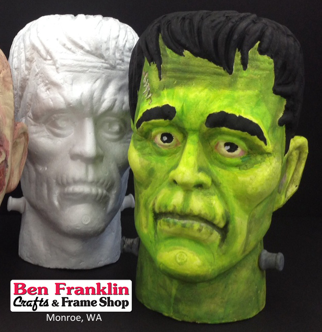 Ben Franklin Crafts and Frame Shop, Monroe, WA Painted Life Size