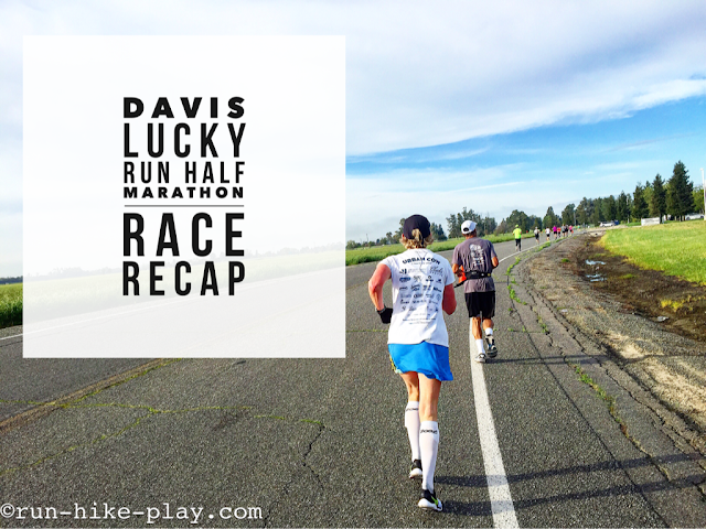 Davis Lucky Run Half Marathon Race Recap