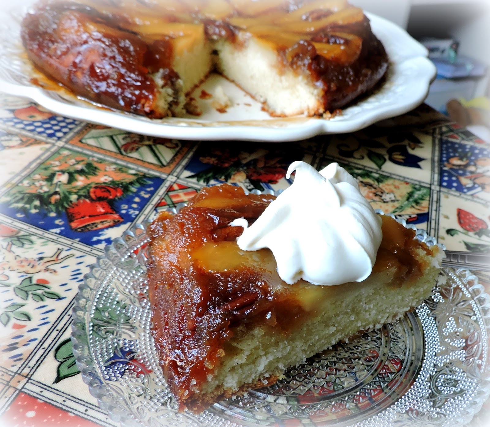 Pear & Maple Upsidedown Cake The English Kitchen