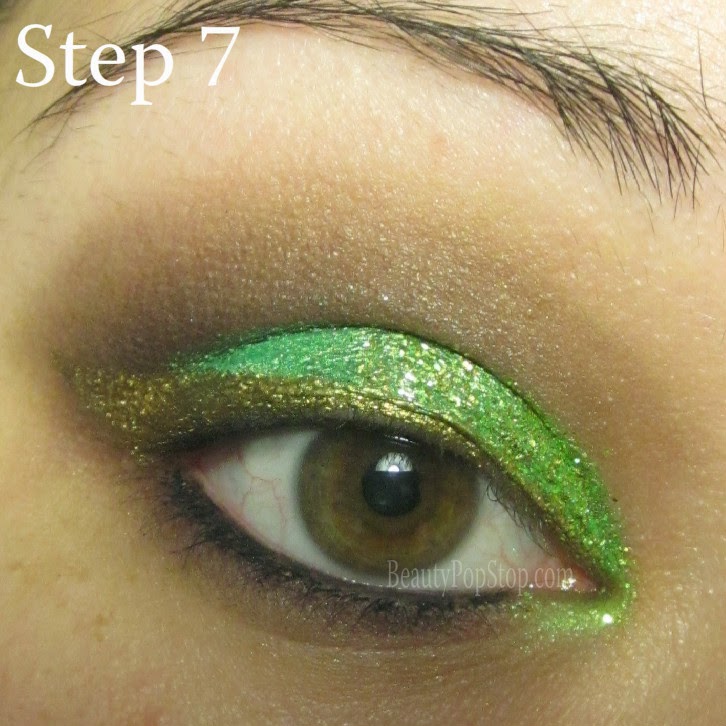 st patrick's day makeup tutorial using lit cosmetics lime squeeze glitter st patrick's day makeup tutorial using lit cosmetics lime squeeze glitter