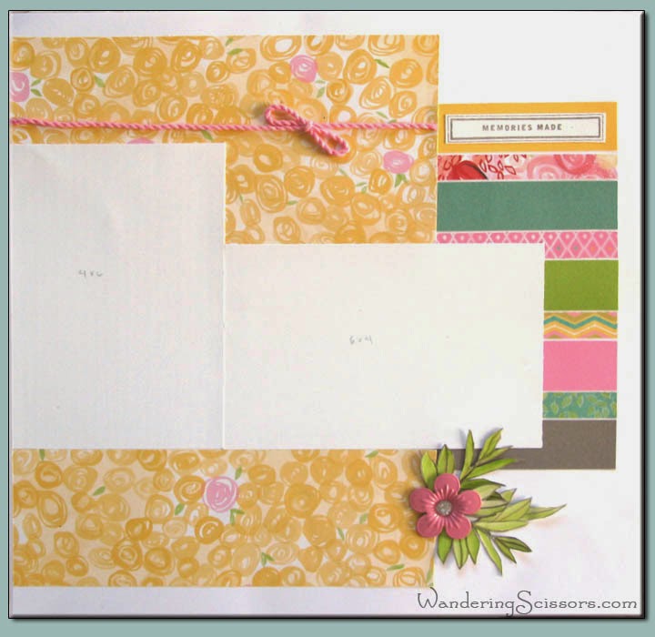 Wandering Scissors: Beautiful Brushed 6 Page Layout Workshop and E-Files