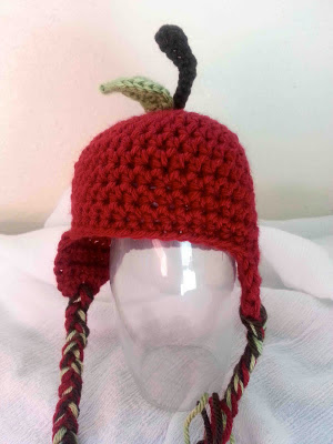 Made by Me. Shared with you.: Free Pattern Friday: Crocheted Apple Hat ...