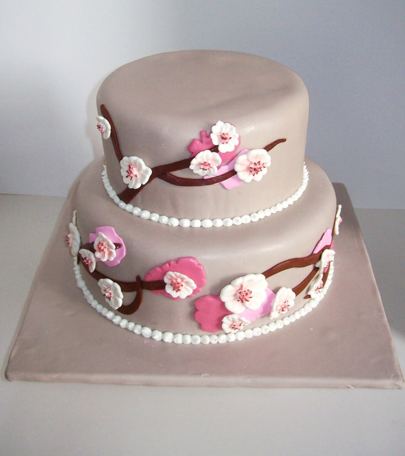 SAB Cakes! Cherry Blossom Bridal Shower Cake