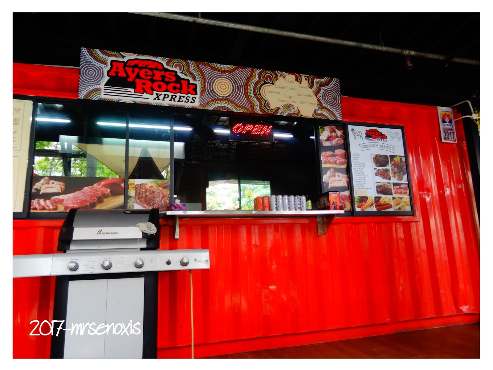 Me as MrsEnoxis Lunch Burger Lab Cyberjaya