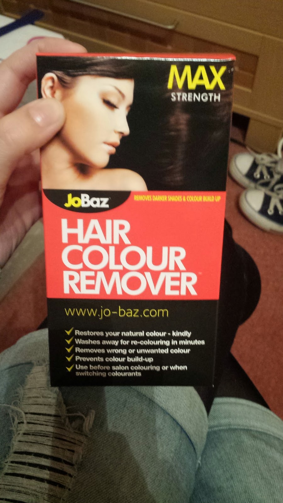 Flippin' Heck, It's a Blog From Red to Blonde JoBaz Hair Colour Remover!