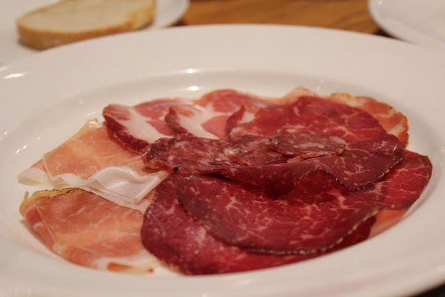 Charcuterie and cheese at Eataly, NYC