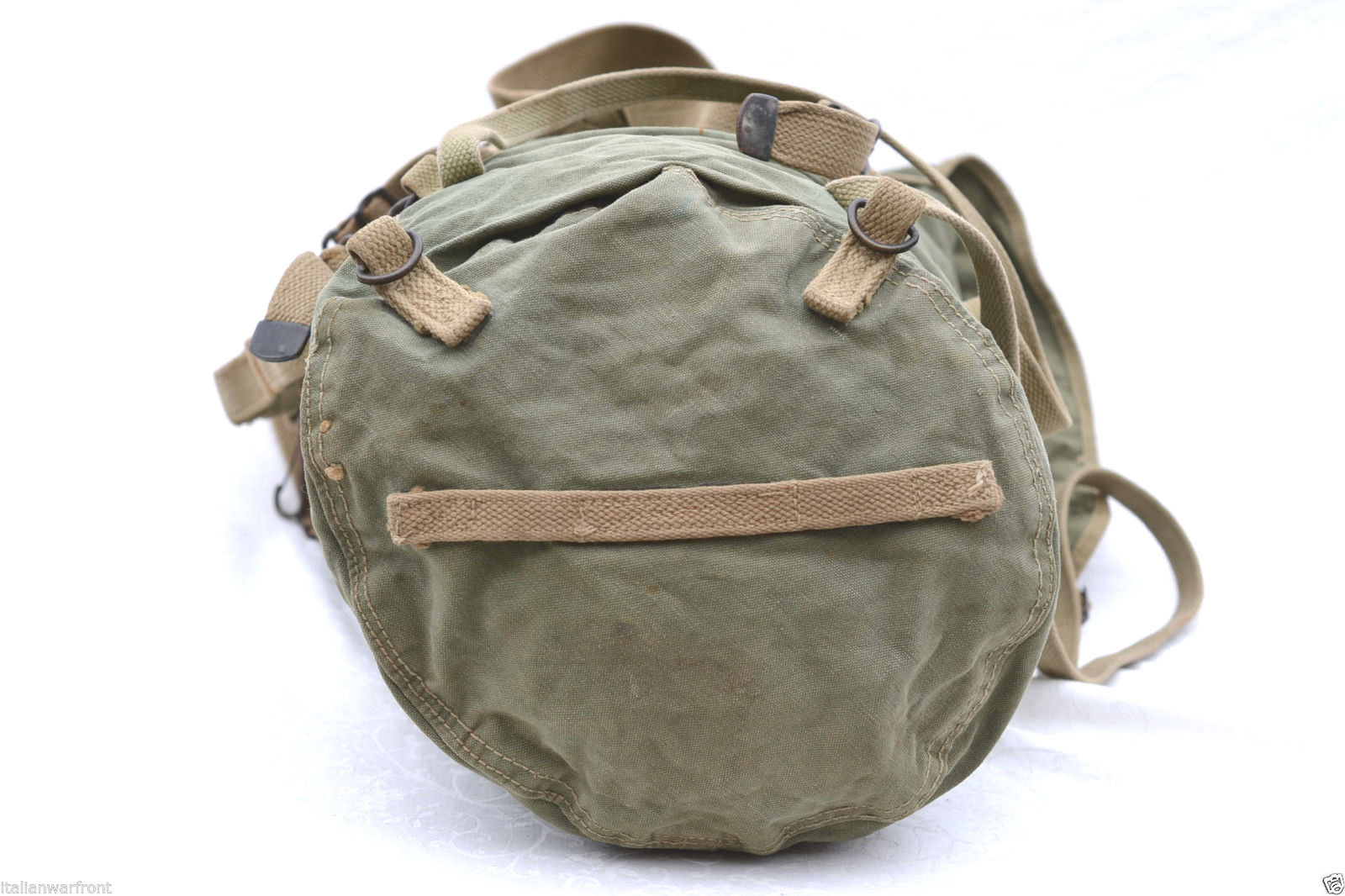 bingbabel US Army WWII 1942 OD Jungle Backpack