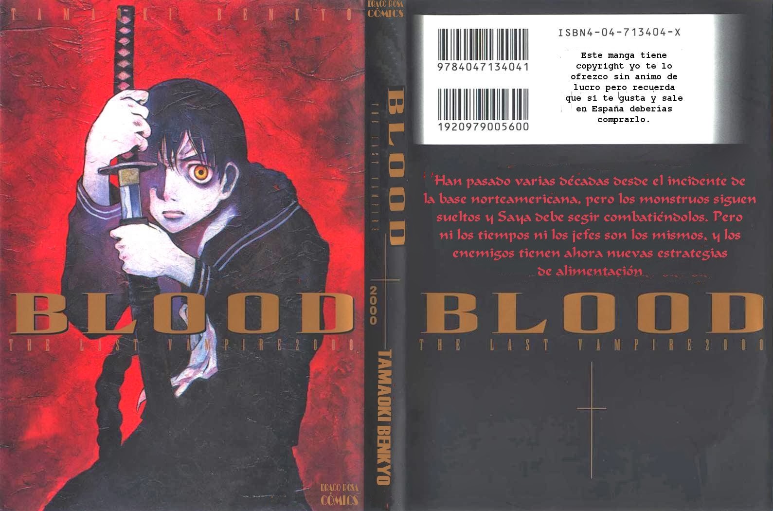 Blood The Last Vampire 2000 Manga Blood. The last vampire - Manga