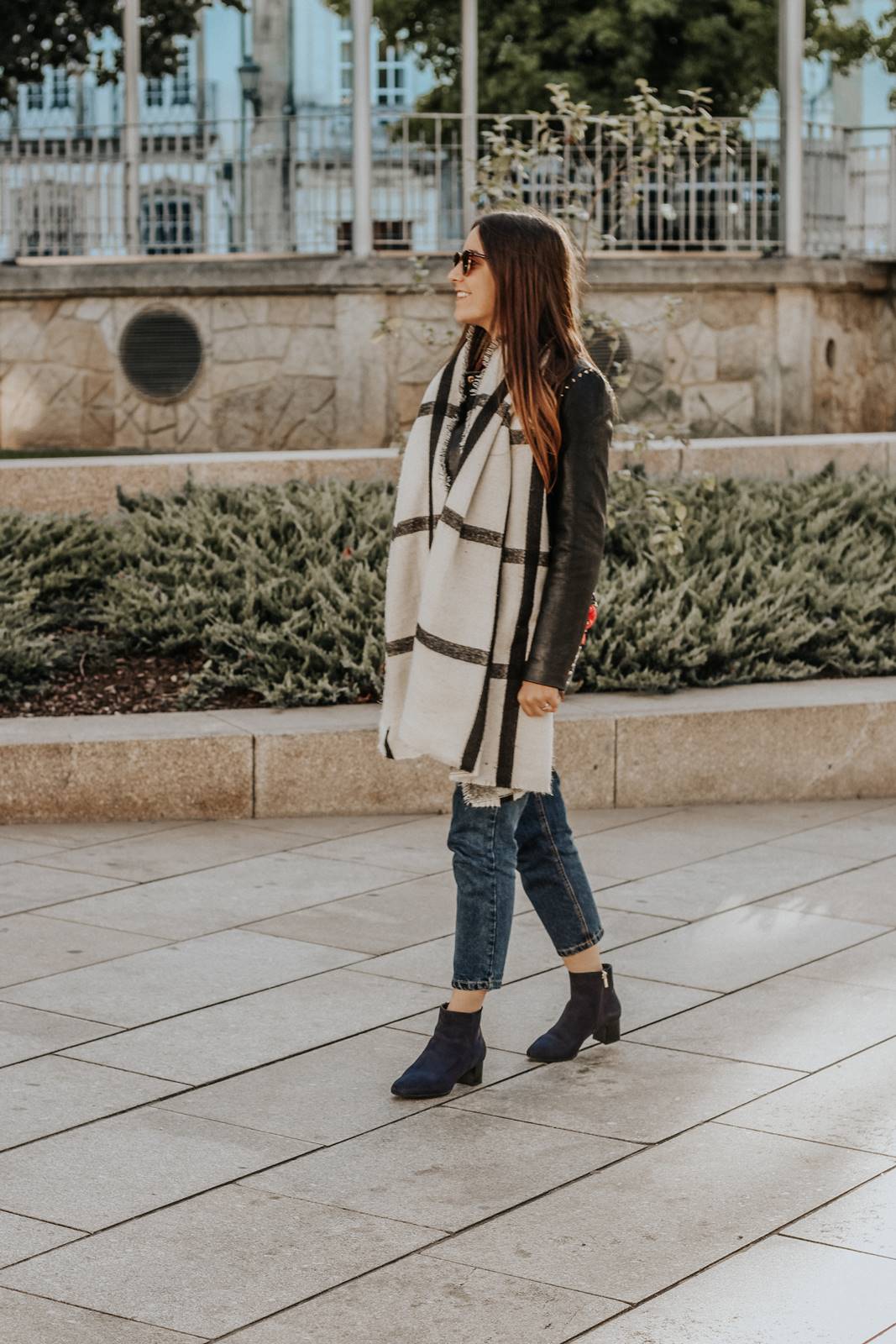 look_boots_rockport outfit_blue_boots_rockport