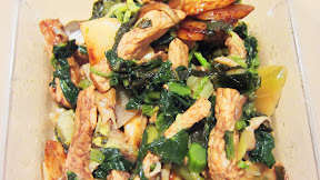 Lunch Week 34: Rice Cakes with Pork and Vegetables