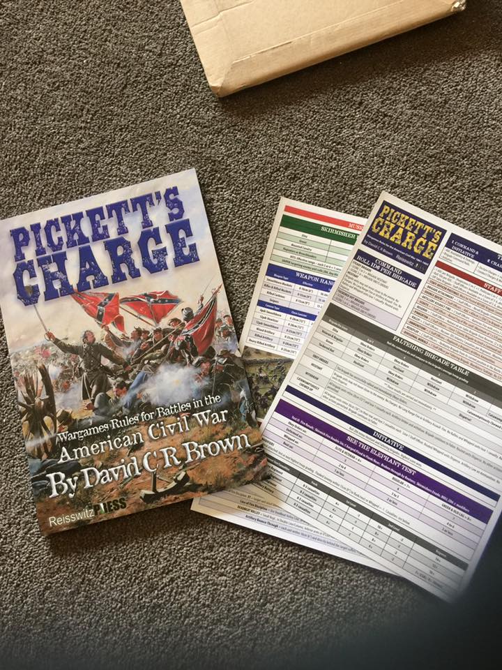 Trailape's Wargame PICKETT'S CHARGE! NEW ACW Rules from Too Fat