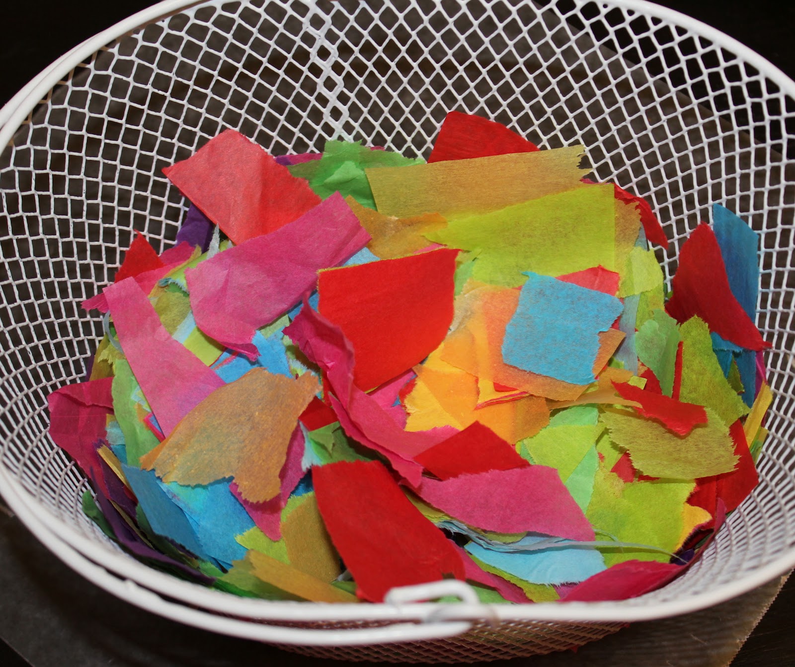 Tissue Paper 'Stained Glass' Hearts