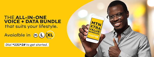 MTN XtraValue: How To Get N7,850 Airtime + 650MB Data for N2000 or N19500 Airtime + 1.5GB for N5000
