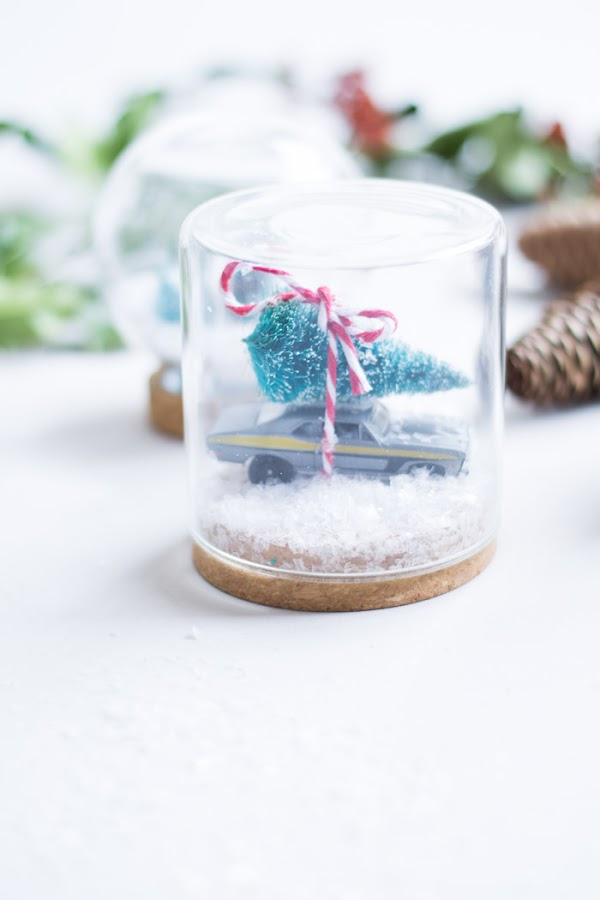Bolas de cristal nieve navidad diy