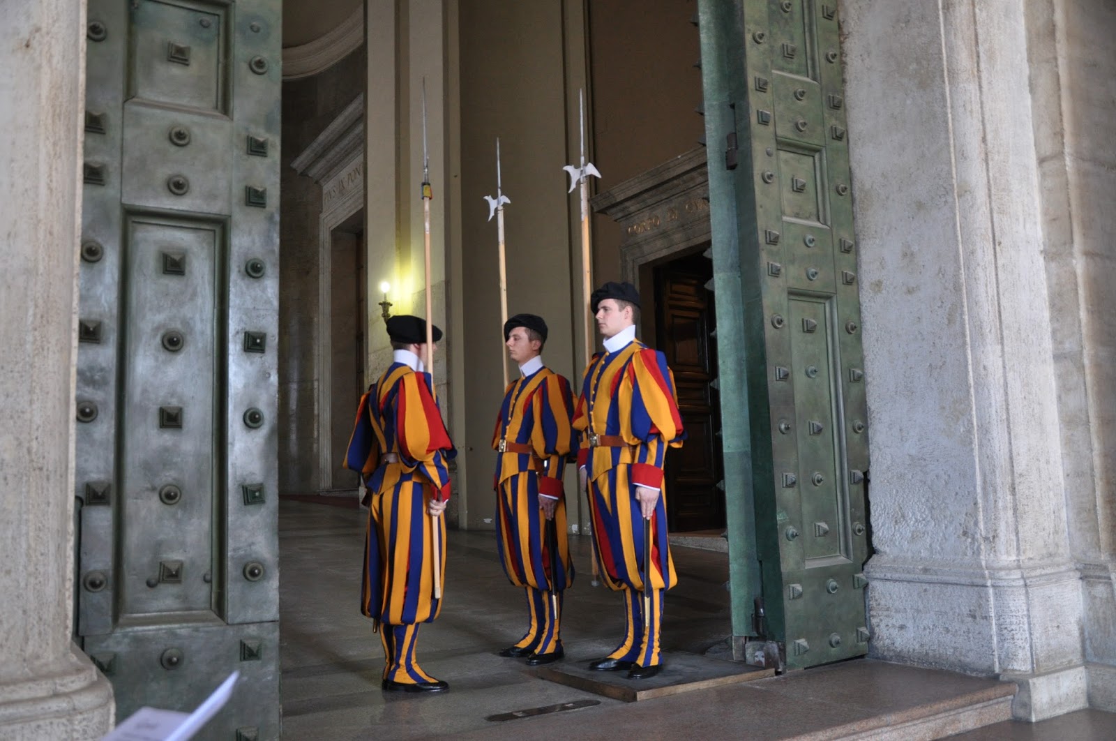 Orbis Catholicus Secundus Changing of the Guard at the Bronze Door of