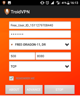 تطبيق  TroidVPN للحصول على أنترنت 3G مجاني