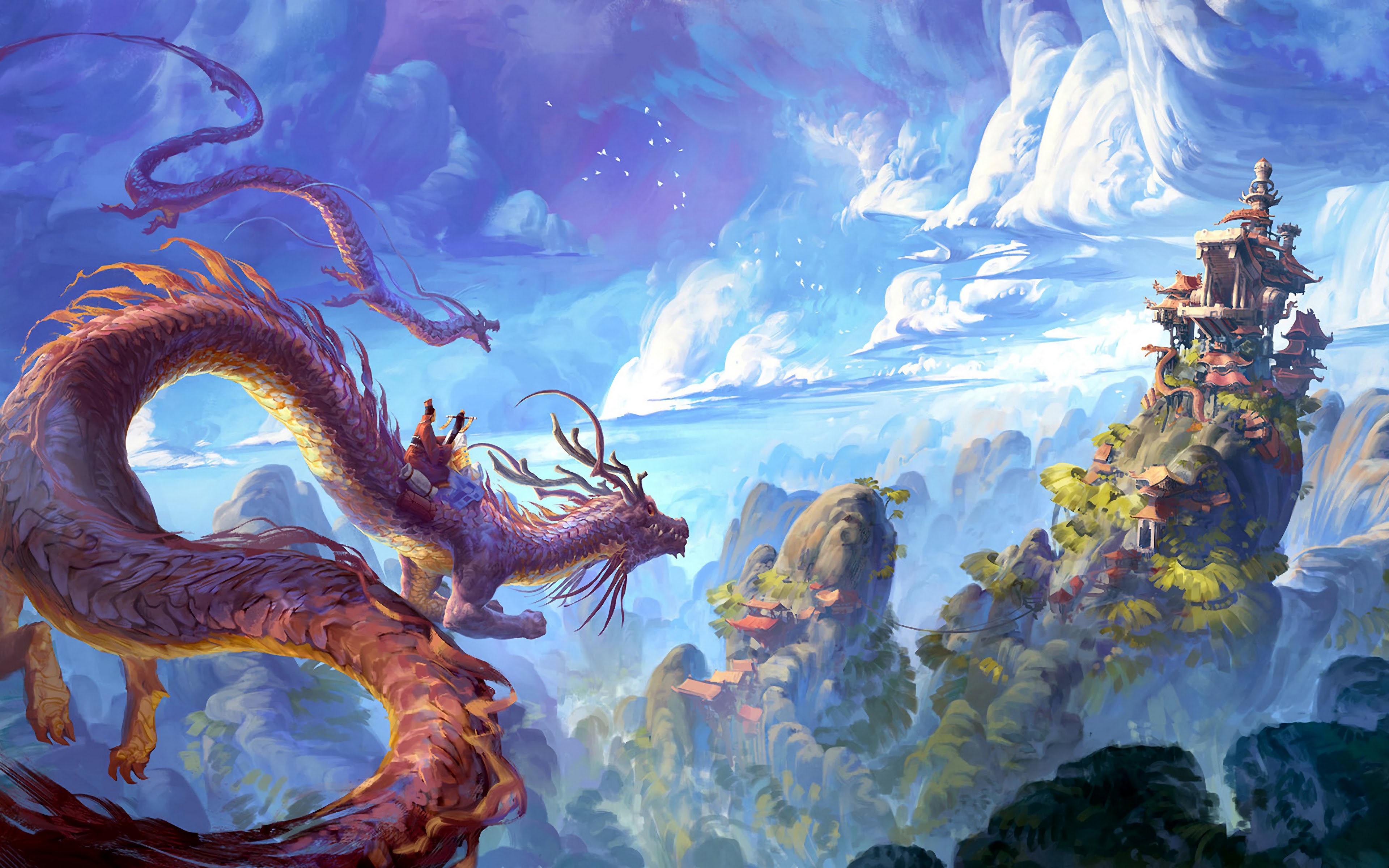 Fantasy Chinese Dragon 4k Wallpaper 59