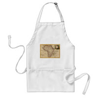 African Map Apron