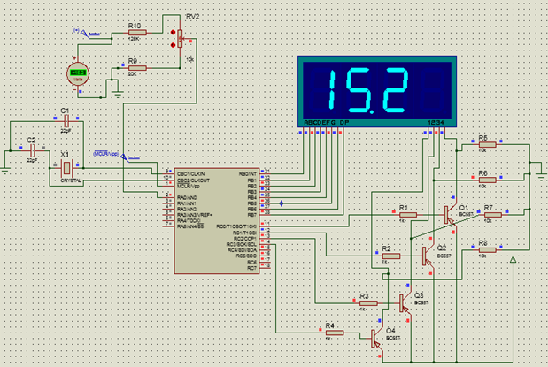 Electrical Engineering Wall: Digital voltmeter using PIC-Controller