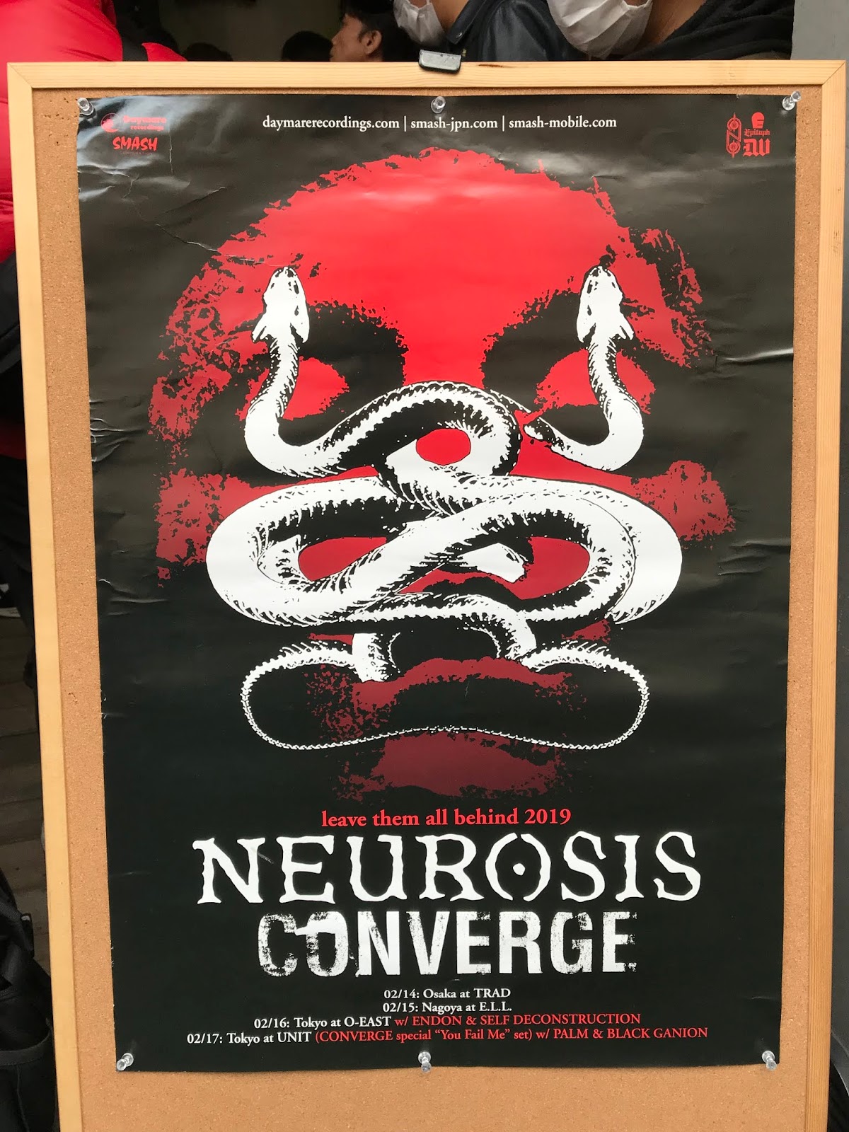 Neurosis Converge At Tsutaya O East February 16th 19