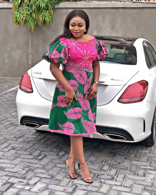 2018 African Short Gown for Pretty African Ladies - DeZango Fashion Zone