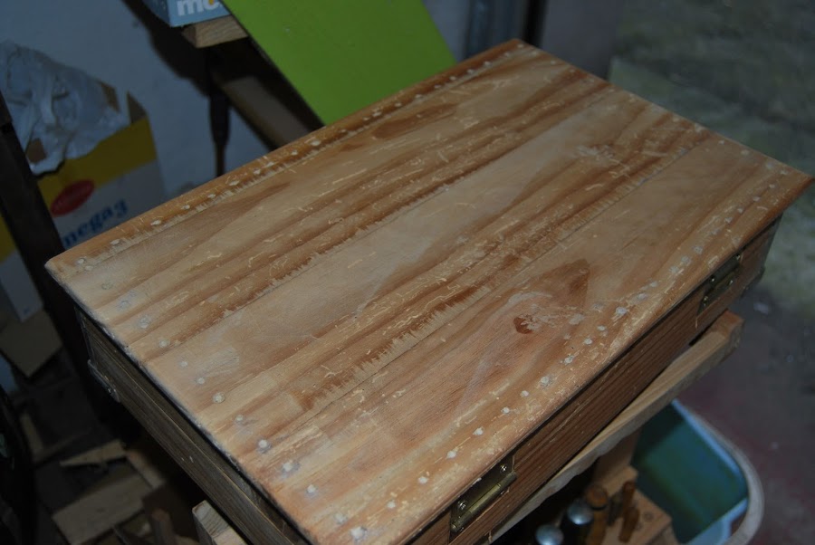 Como hacer una caja de madera reciclada.