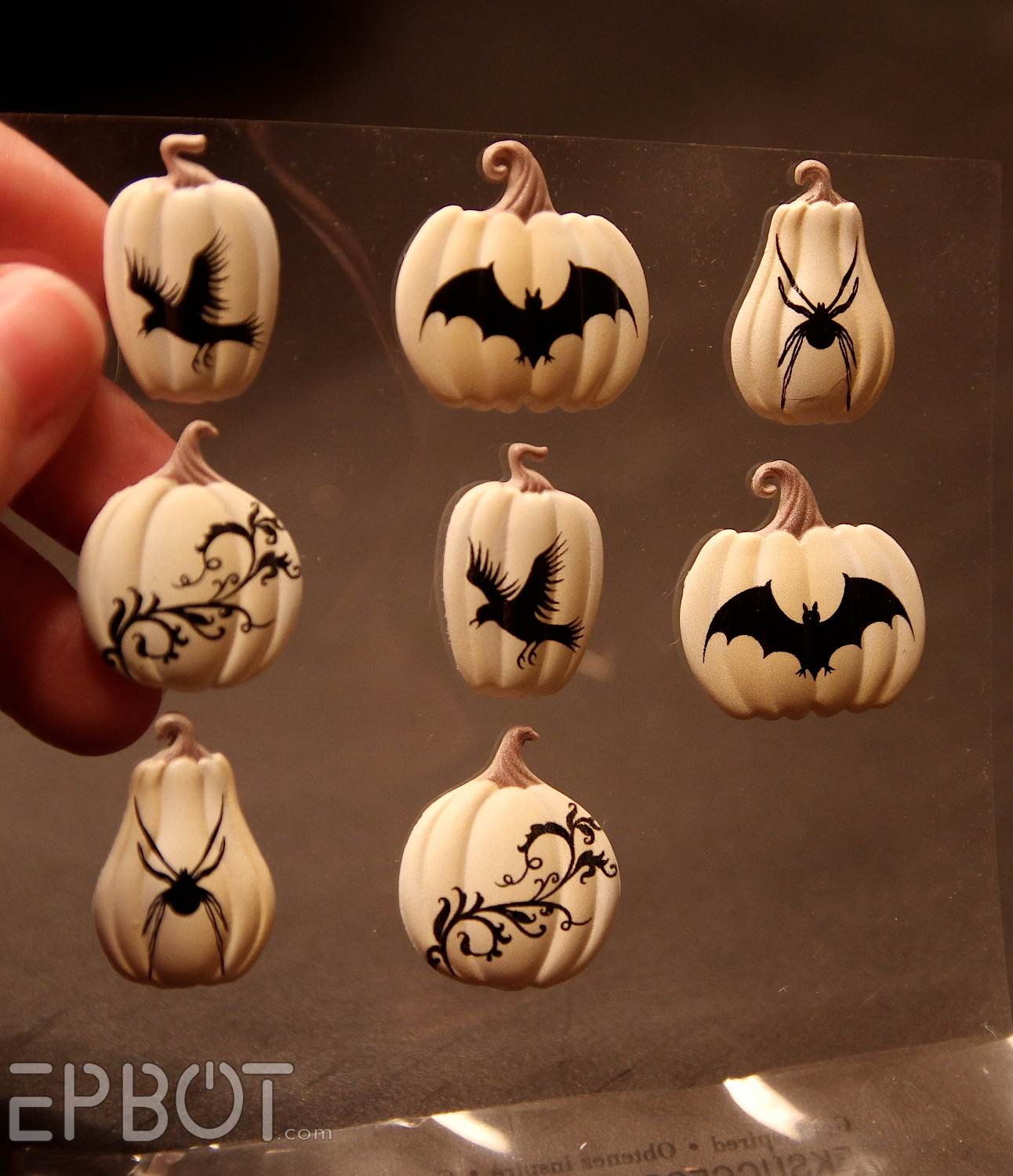 EPBOT Glam Halloween Jewelry Made From Scrapbook Stickers!