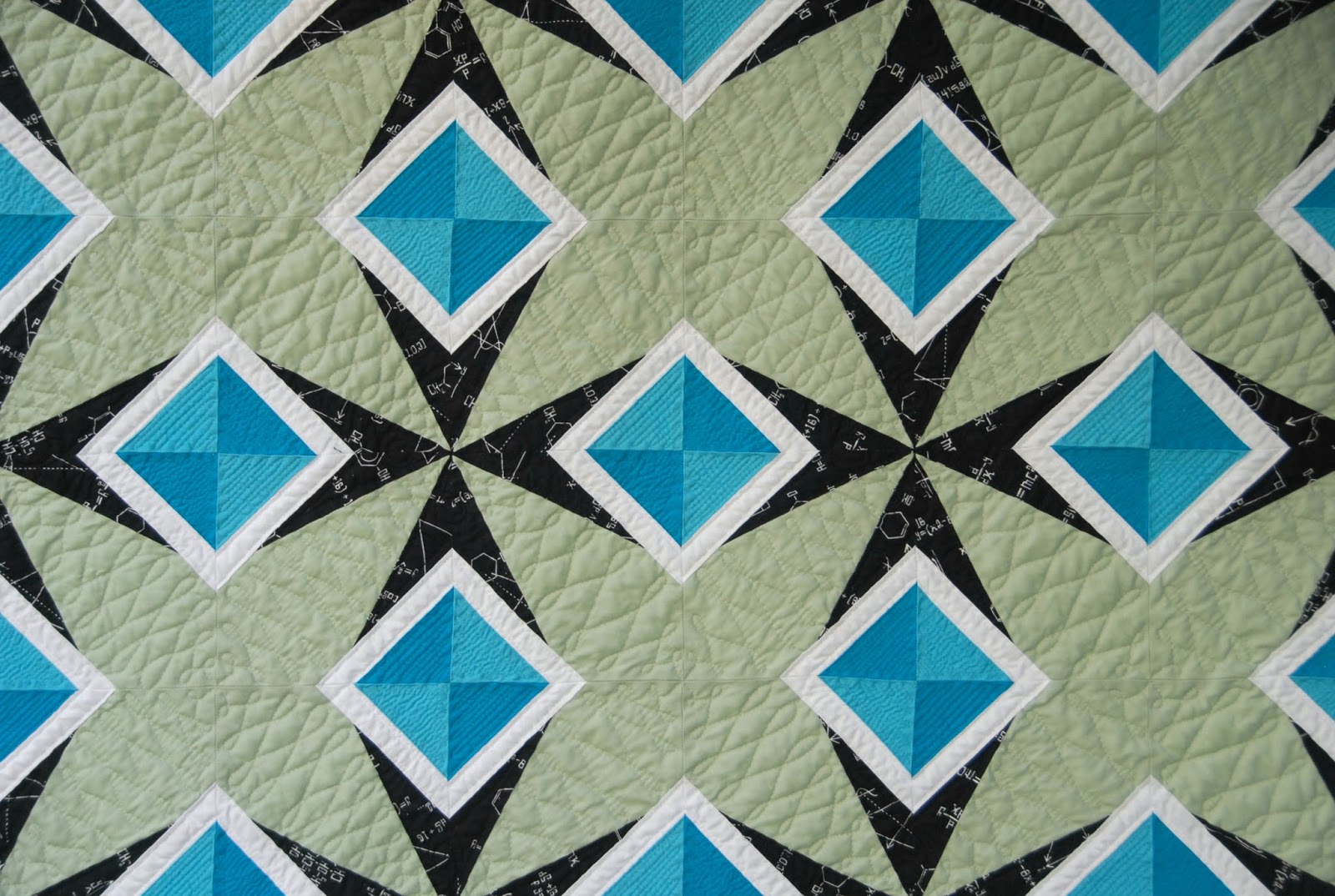 Meadow Mist Designs Diamonds in the Sky a quilt for Modern Quilts