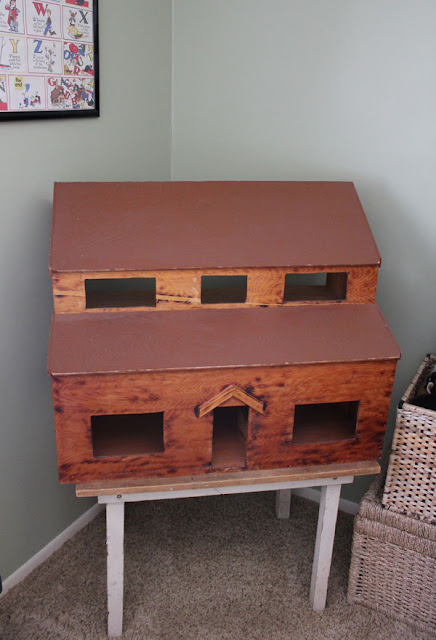 Dollhouse Makeover- Rustic to Farmhouse- Itsy Bits And Pieces