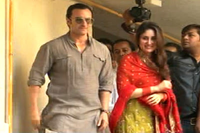 Saif ali khan and Kareena kapoor wedding pictures - Latest News