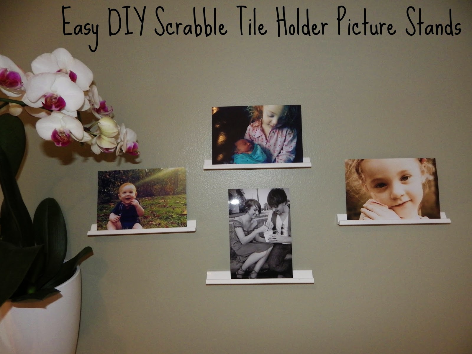 Confessions of a Courtney Easy DIY Scrabble Tile Holder Picture Stands
