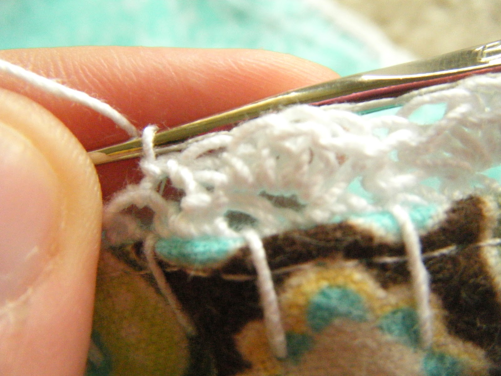 nohemstitch crochet edge receiving blanket {birthday bash tutorial