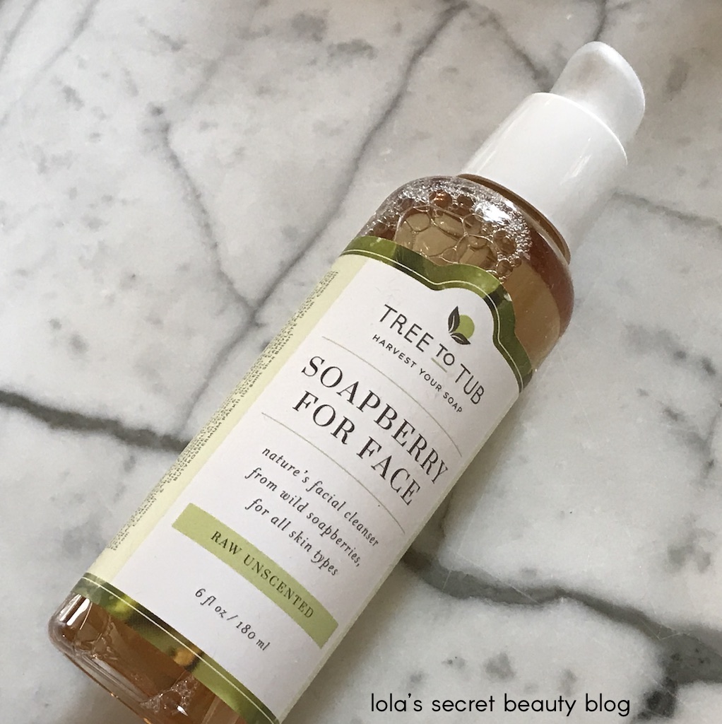 lola's secret beauty blog Tree To Tub Organic Soapberry Facial Cleanser Raw Unscented Review