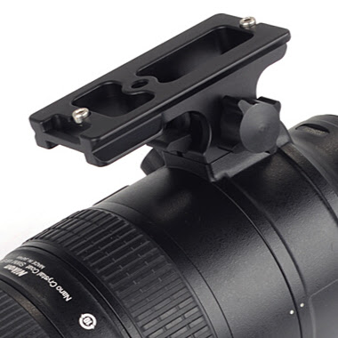 Sunwayfoto LF-N3 Replacement Foot on Nikon 70-200 VR II overview