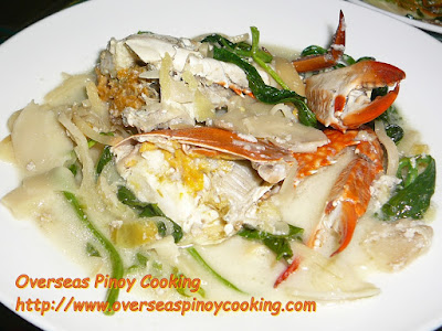 Ginataang Crab with Labong